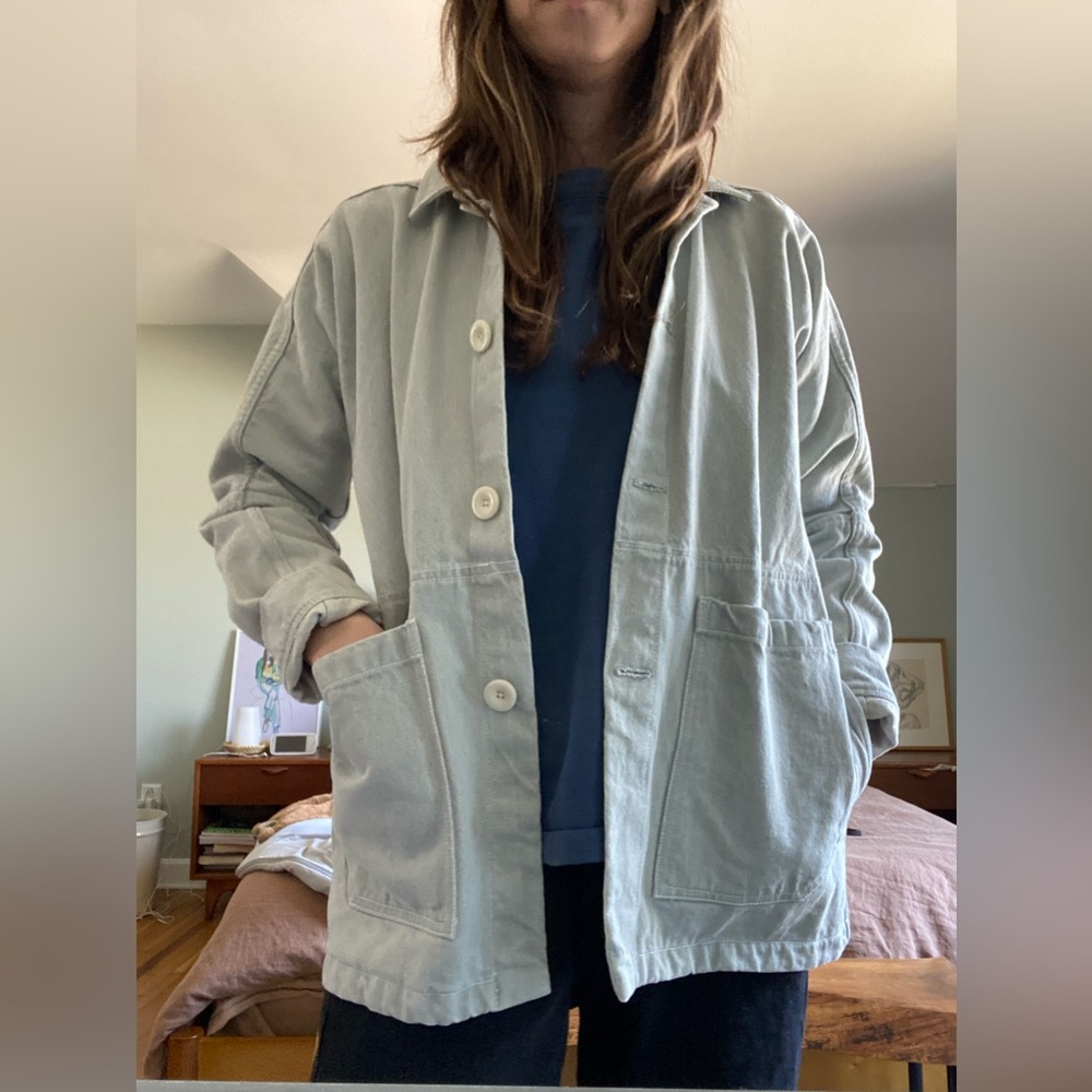 SIMPLE by Trista- denim utility jacket